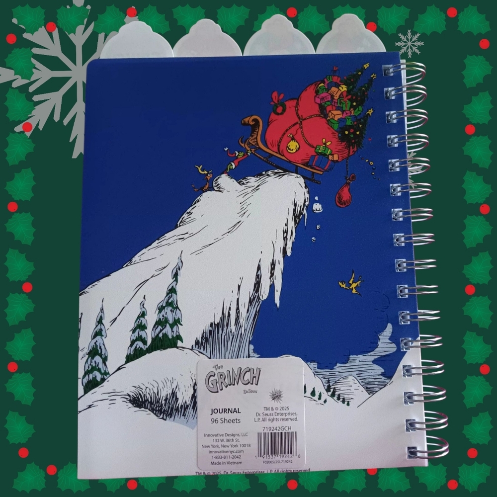 Dr.Seuss The Grinch Journal - Picture 2 of 10